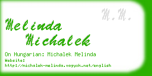 melinda michalek business card